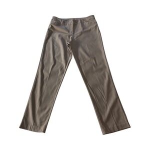 N Touch Petite Womens 8P Pull On‎ Khaki Pants Career Casual Stretch